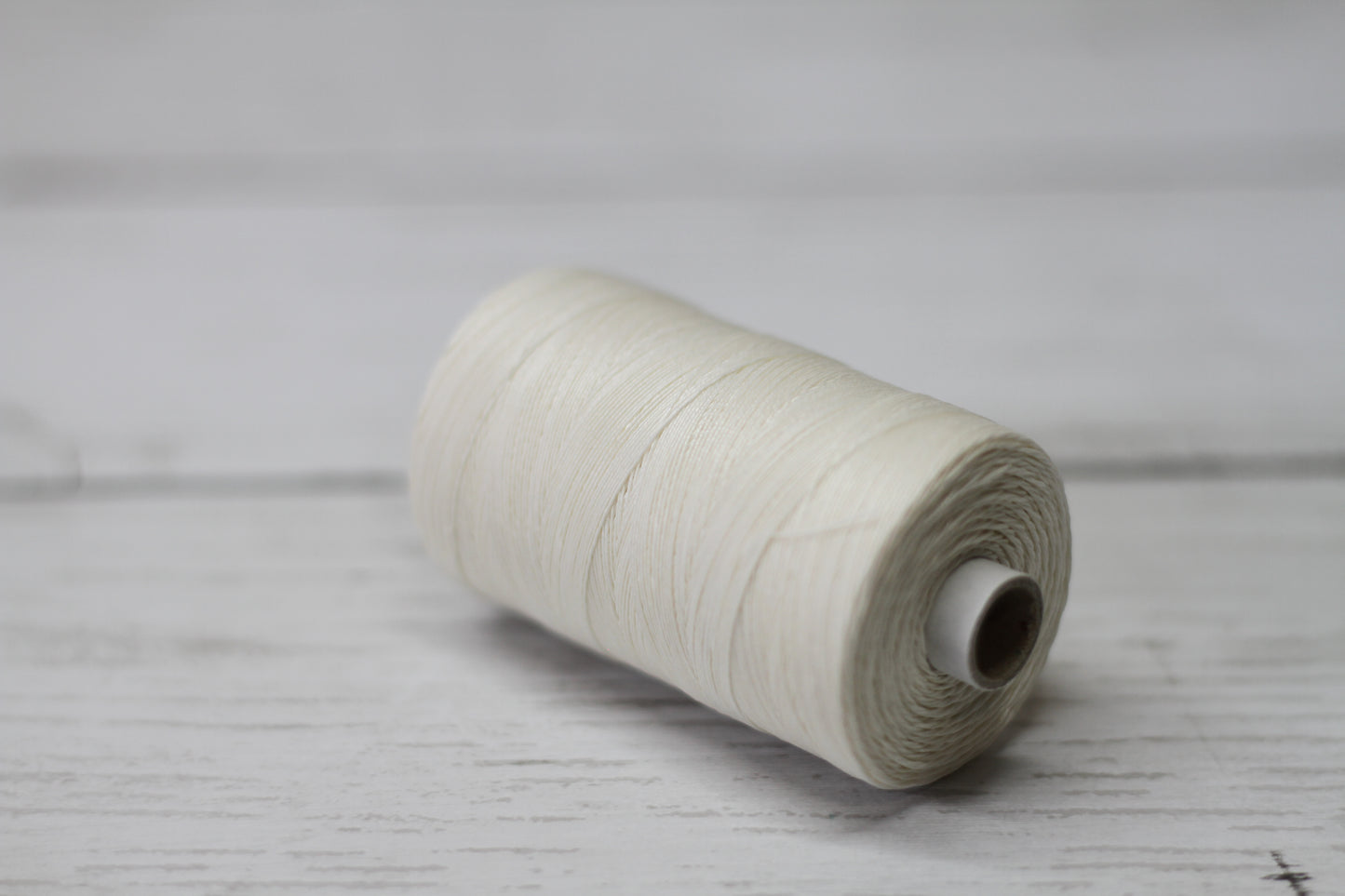 German linen sewing thread - raw white, 10m, 25m, spool
