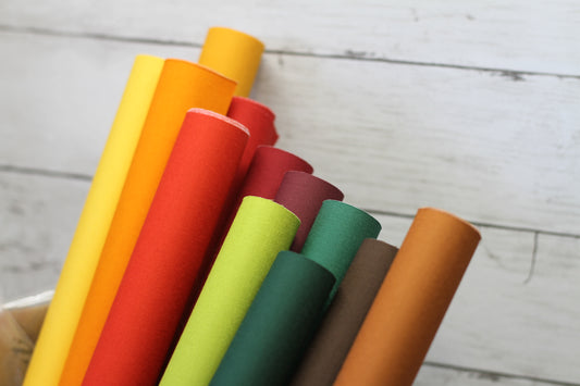 12" Bookbinding cloth - 37 colour options