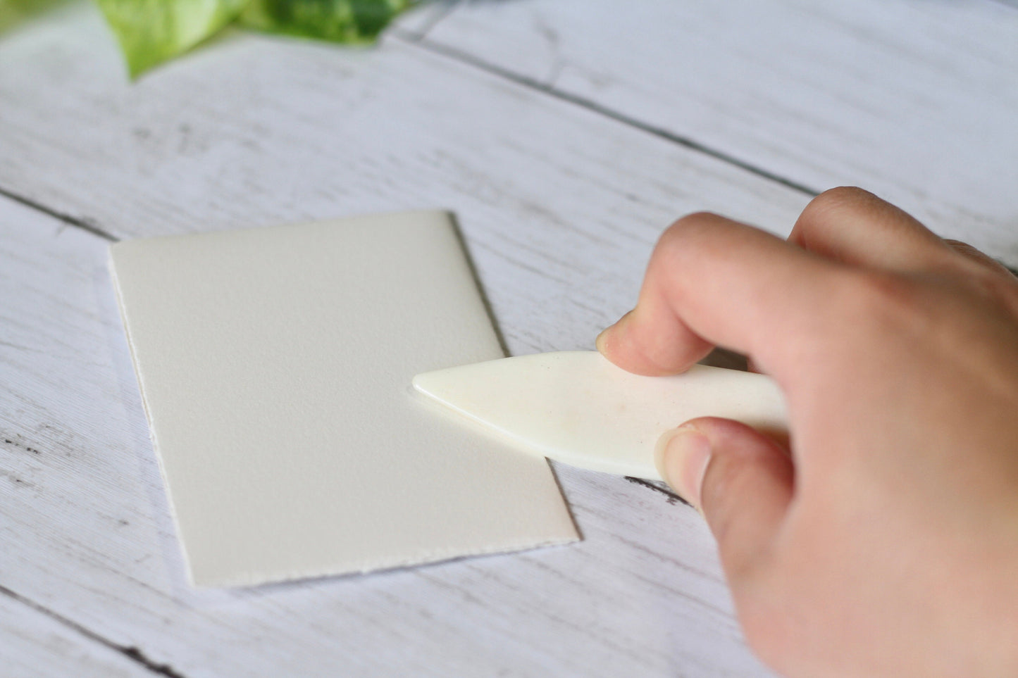6” Real Genuine Bone Folder | Bookbinding, leather, paper, crafts Creasing Tools