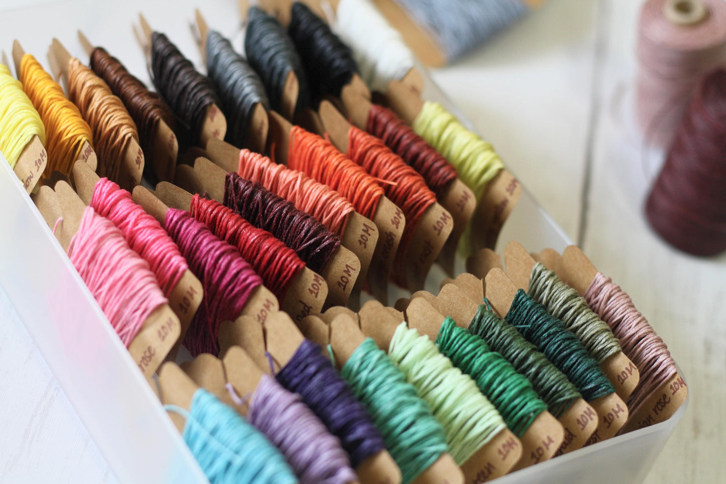 Waxed linen, Irish Linen Thread 4 ply, spool