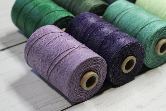 Waxed linen, Irish Linen Thread 4 ply, spool