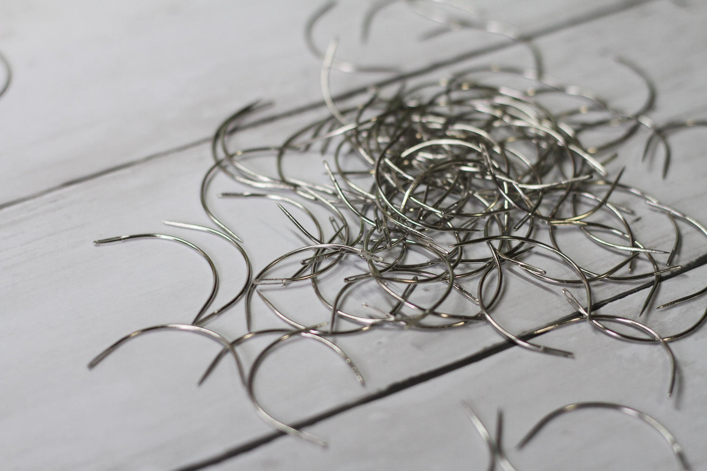 2" Curved Needles, Pack of 5 | Bookbinding, leather, paper, crafts sewing needles