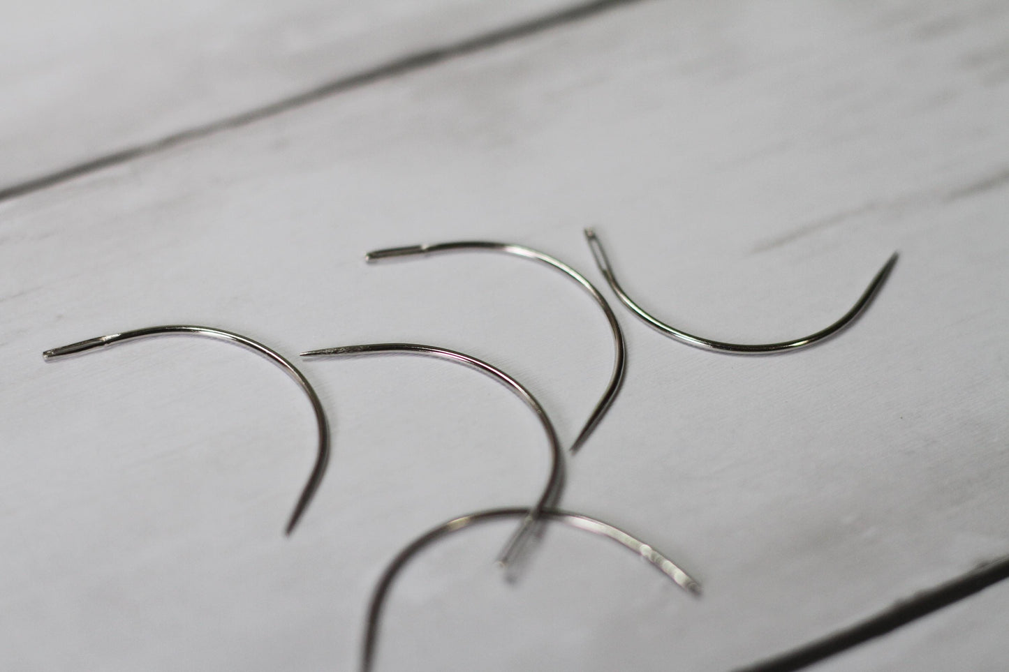 2" Curved Needles, Pack of 5 | Bookbinding, leather, paper, crafts sewing needles