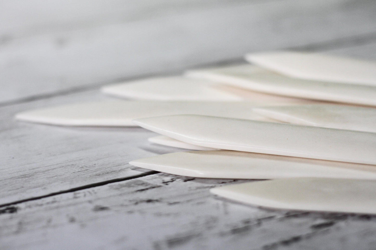 8” Real Genuine Bone Folder | Bookbinding, leather, paper, crafts Creasing Tools