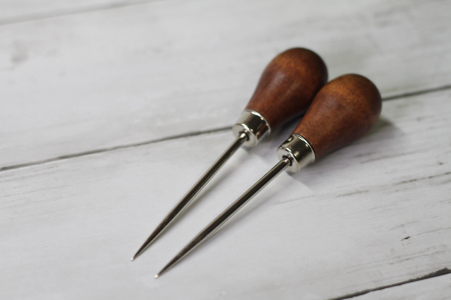 4.5” Awl Wood handle | Bookbinding, leather, paper, crafts Piercing Tools