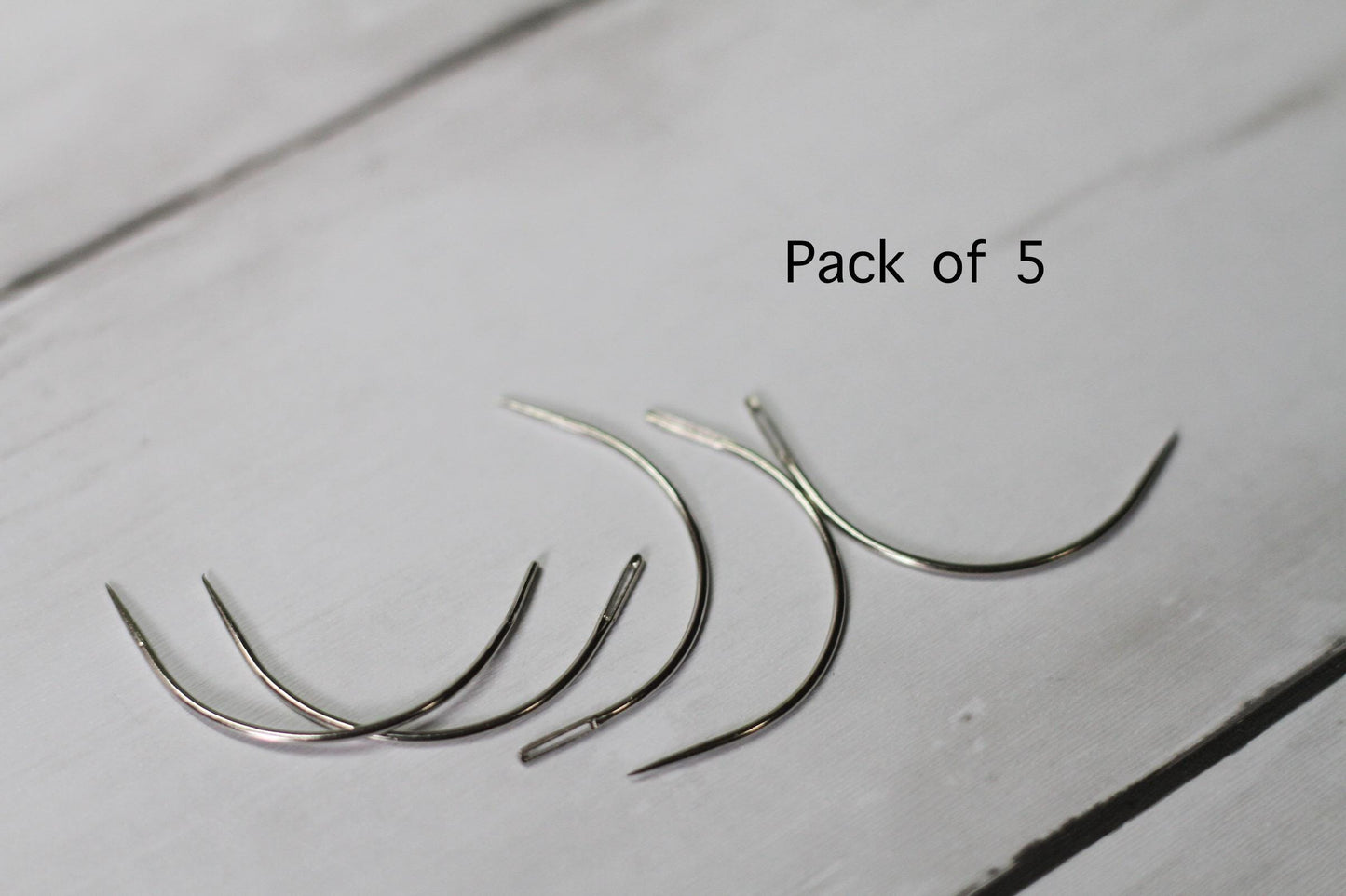 2" Curved Needles, Pack of 5 | Bookbinding, leather, paper, crafts sewing needles
