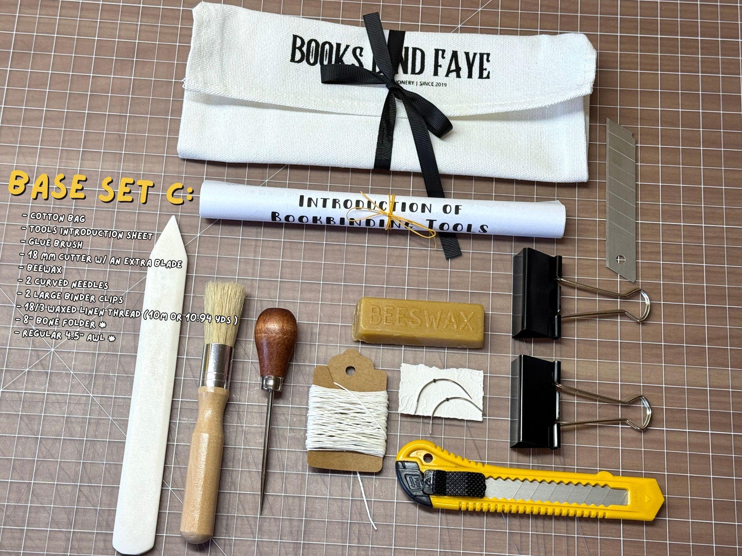 Bookbinding Starter tools set | Bookbinding, leather, paper, crafting tools set