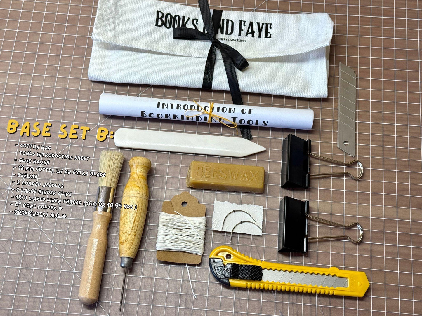 Bookbinding Starter tools set | Bookbinding, leather, paper, crafting tools set