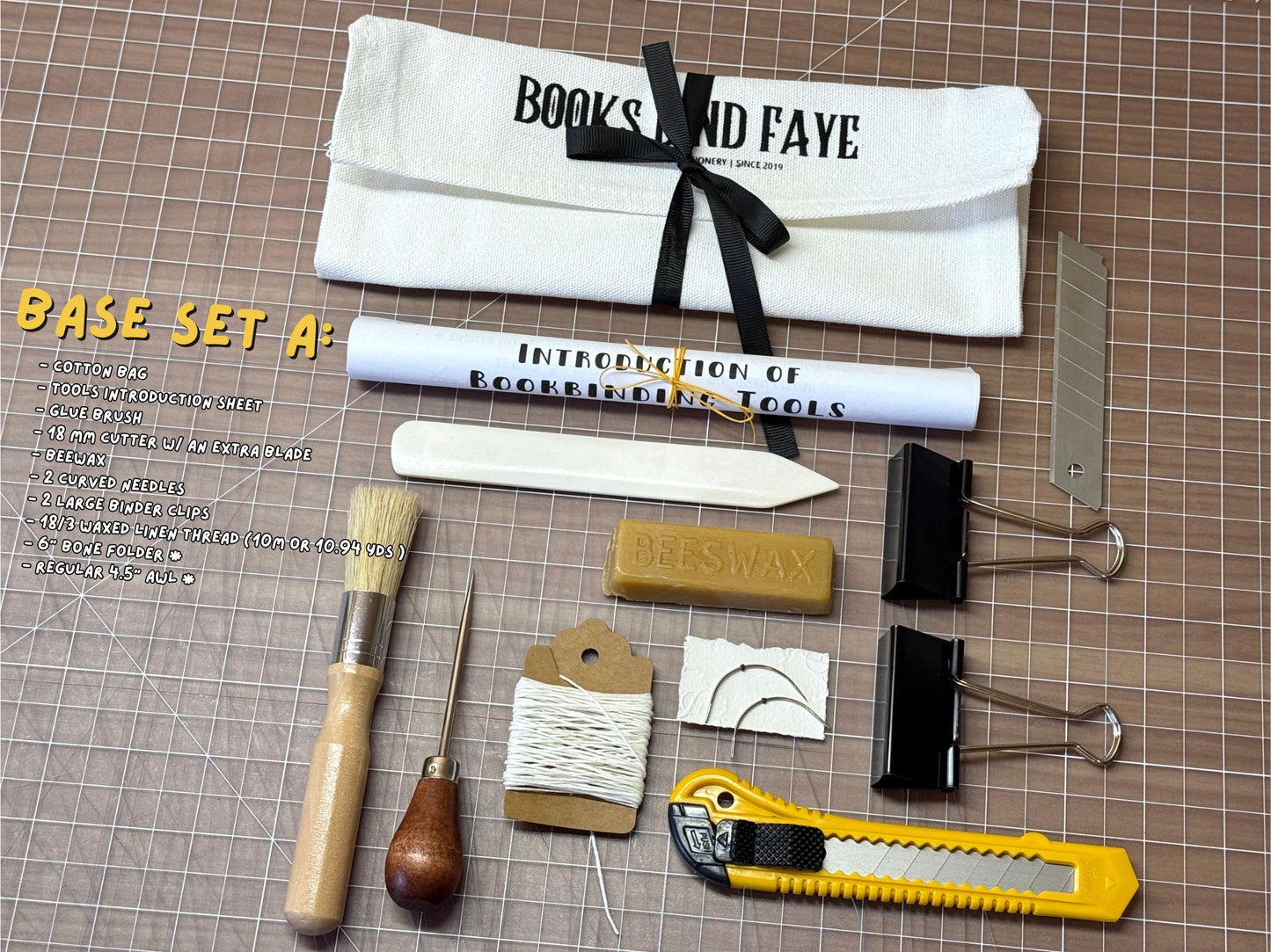 Bookbinding Starter tools set | Bookbinding, leather, paper, crafting tools set