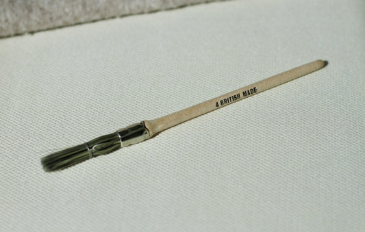 Bridled Glue Brush Synthetic - bookbinding, conservation