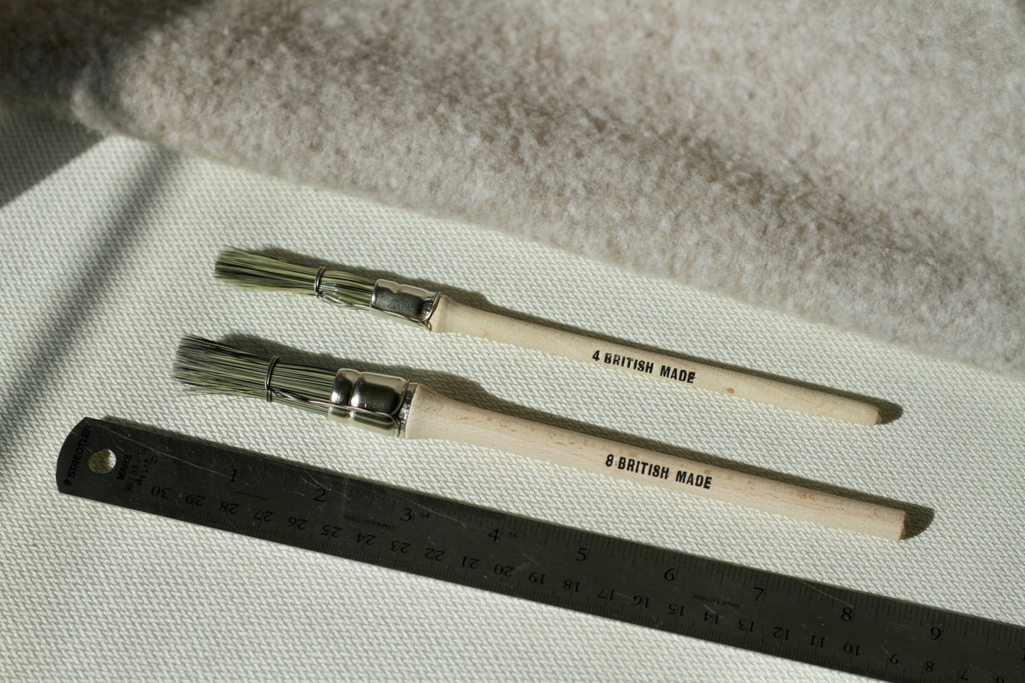 Bridled Glue Brush Synthetic - bookbinding, conservation