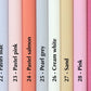 12" Bookbinding cloth - 37 colour options
