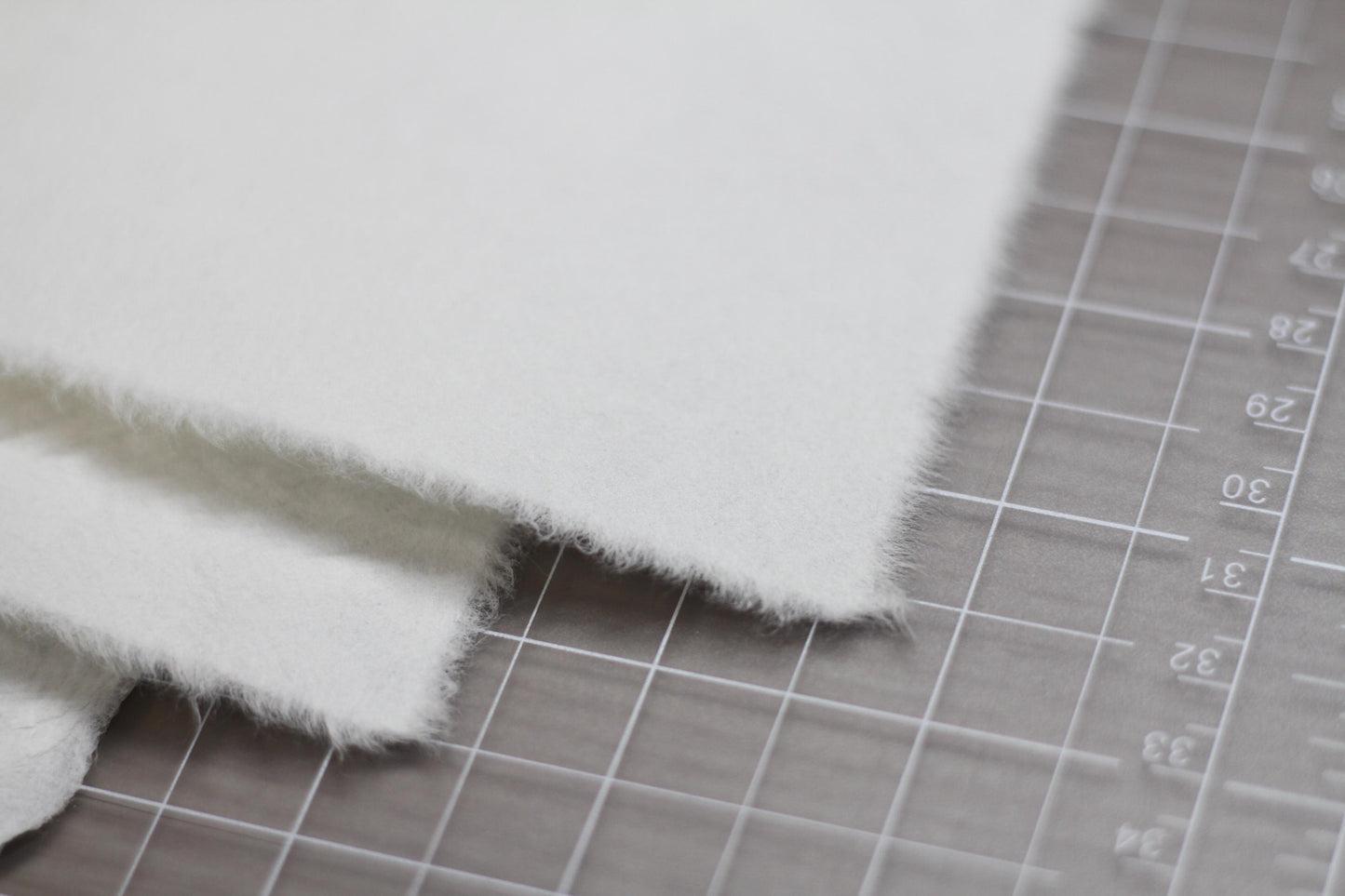Mulberry paper 11” x 10”, Natural White, Smooth surface, Deckle edges paper sheet