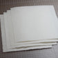Mulberry paper 11” x 10”, Natural White, Smooth surface, Deckle edges paper sheet