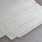 Mulberry paper 11” x 10”, Natural White, Smooth surface, Deckle edges paper sheet