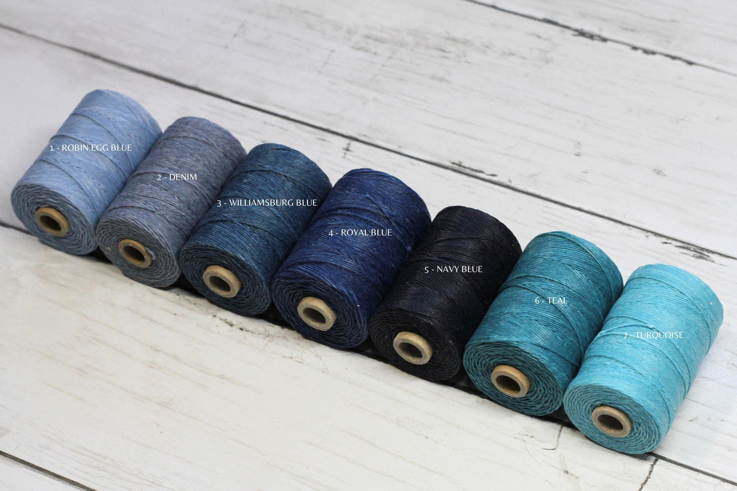 Waxed linen, Irish Linen Thread 4 ply, 5m 10m
