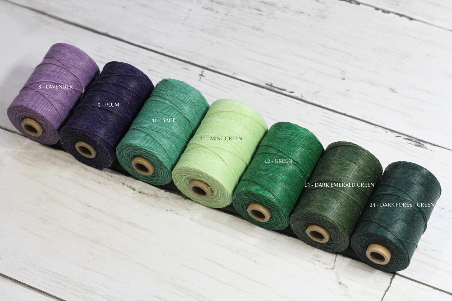 Waxed linen, Irish Linen Thread 4 ply, 5m 10m