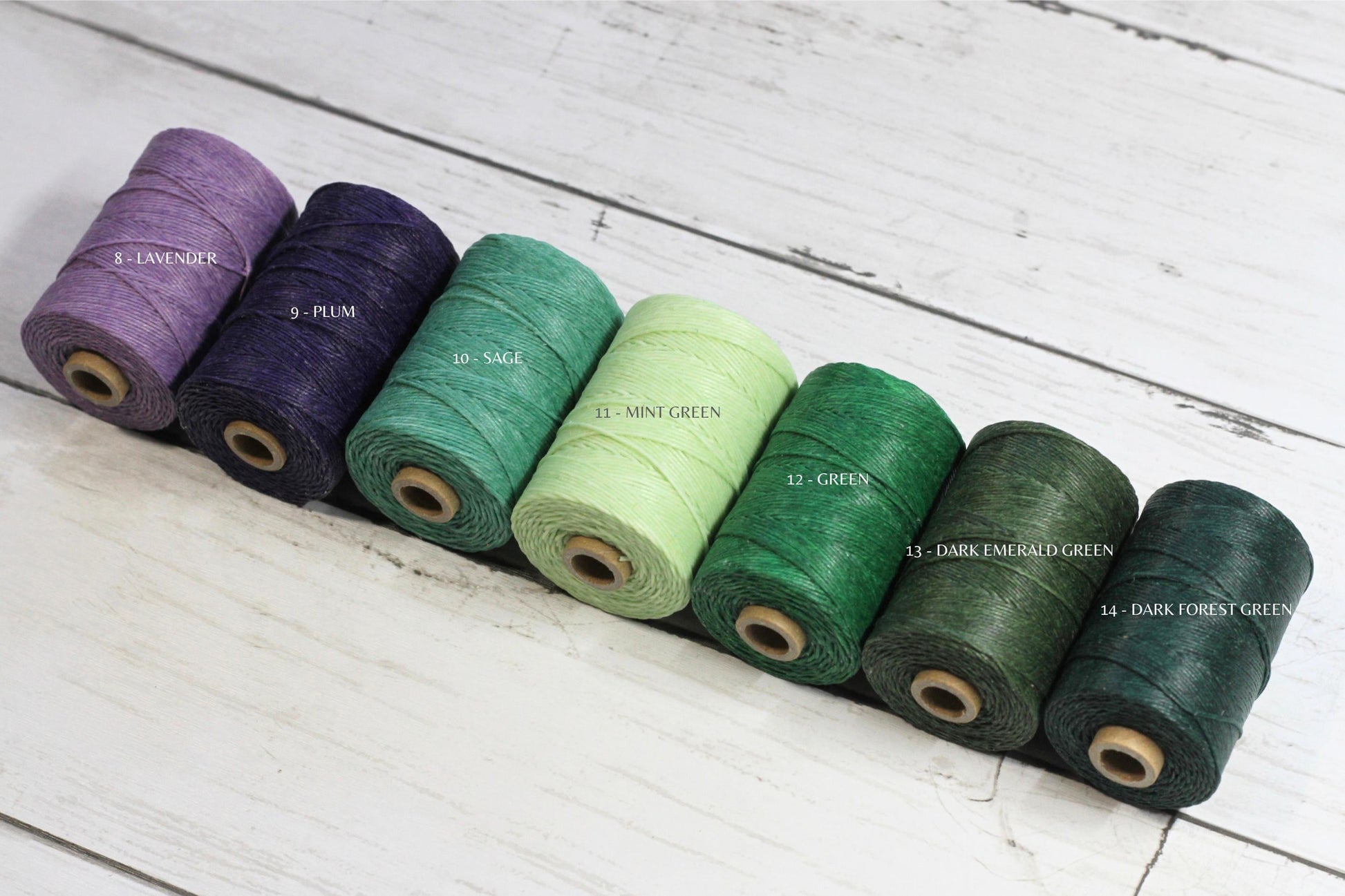 Waxed linen, Irish Linen Thread 4 ply, 5m 10m