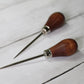 4.5” Awl Wood handle | Bookbinding, leather, paper, crafts Piercing Tools