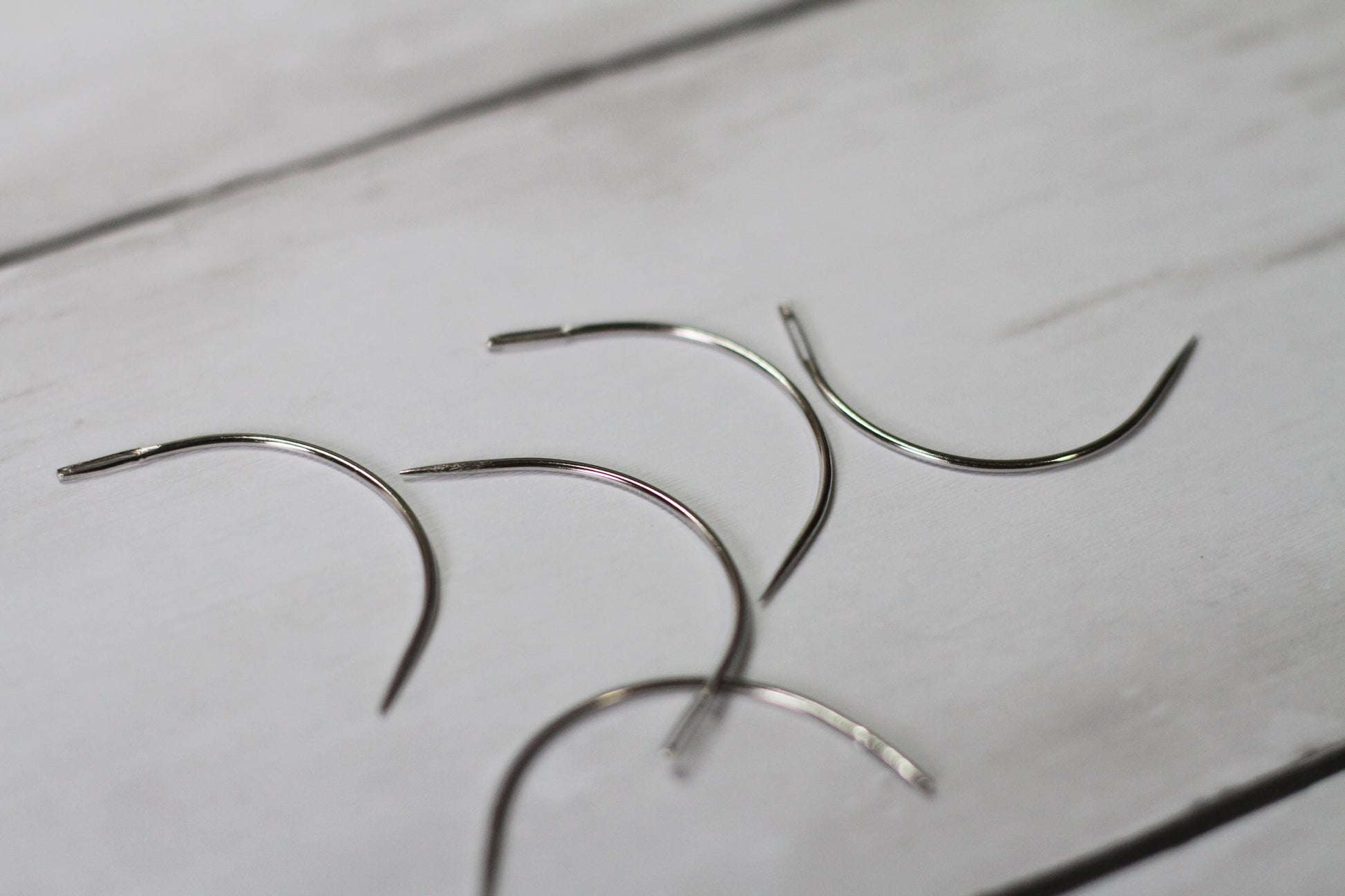 2" Curved Needles, Pack of 5 | Bookbinding, leather, paper, crafts sewing needles