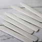 6” Real Genuine Bone Folder | Bookbinding, leather, paper, crafts Creasing Tools