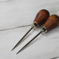 4.5” Awl Wood handle | Bookbinding, leather, paper, crafts Piercing Tools