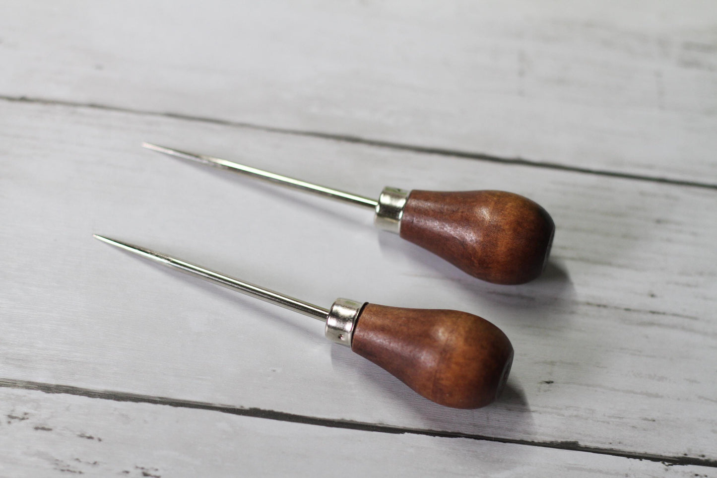 4.5” Awl Wood handle | Bookbinding, leather, paper, crafts Piercing Tools