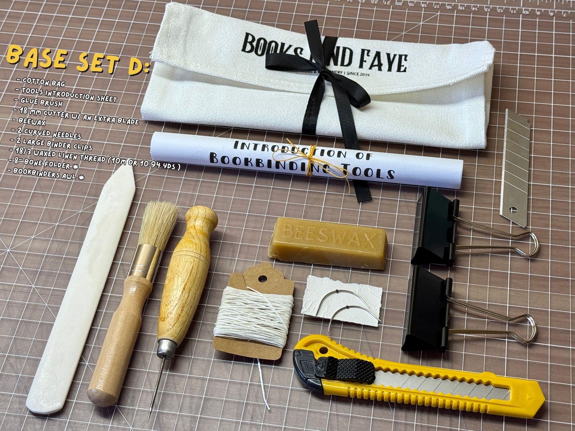 Bookbinding Starter tools set | Bookbinding, leather, paper, crafting tools set